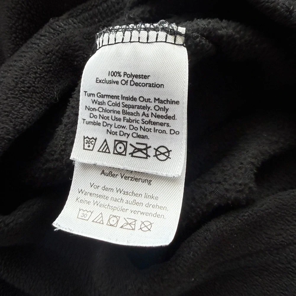 Eddie Bauer Mens XL Black Fleece 1/4‎ Zip Pullover Jacket Chest Pocket Mock Neck